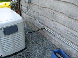 Propane tank installation 2010